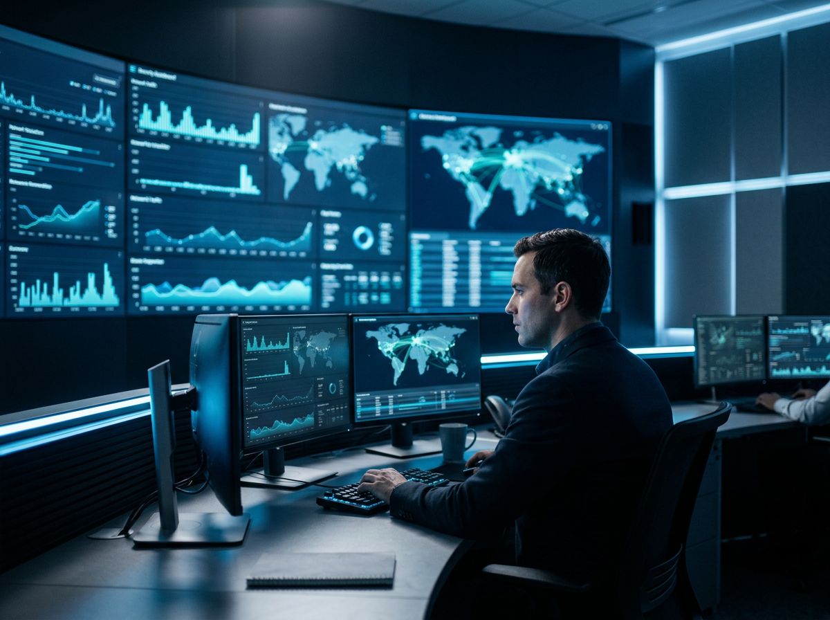 Security monitoring workspace with operational dashboards